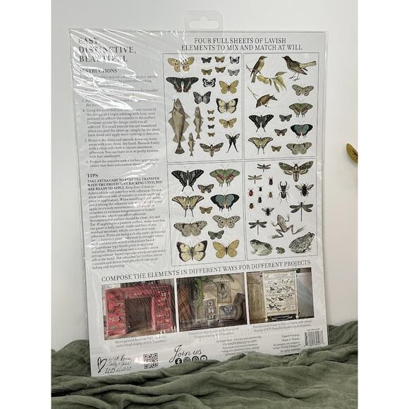 Entomology Etcetera - IOD Transfer Pad - Four 12"x16" Sheets - Brand New - Picture 2 of 2